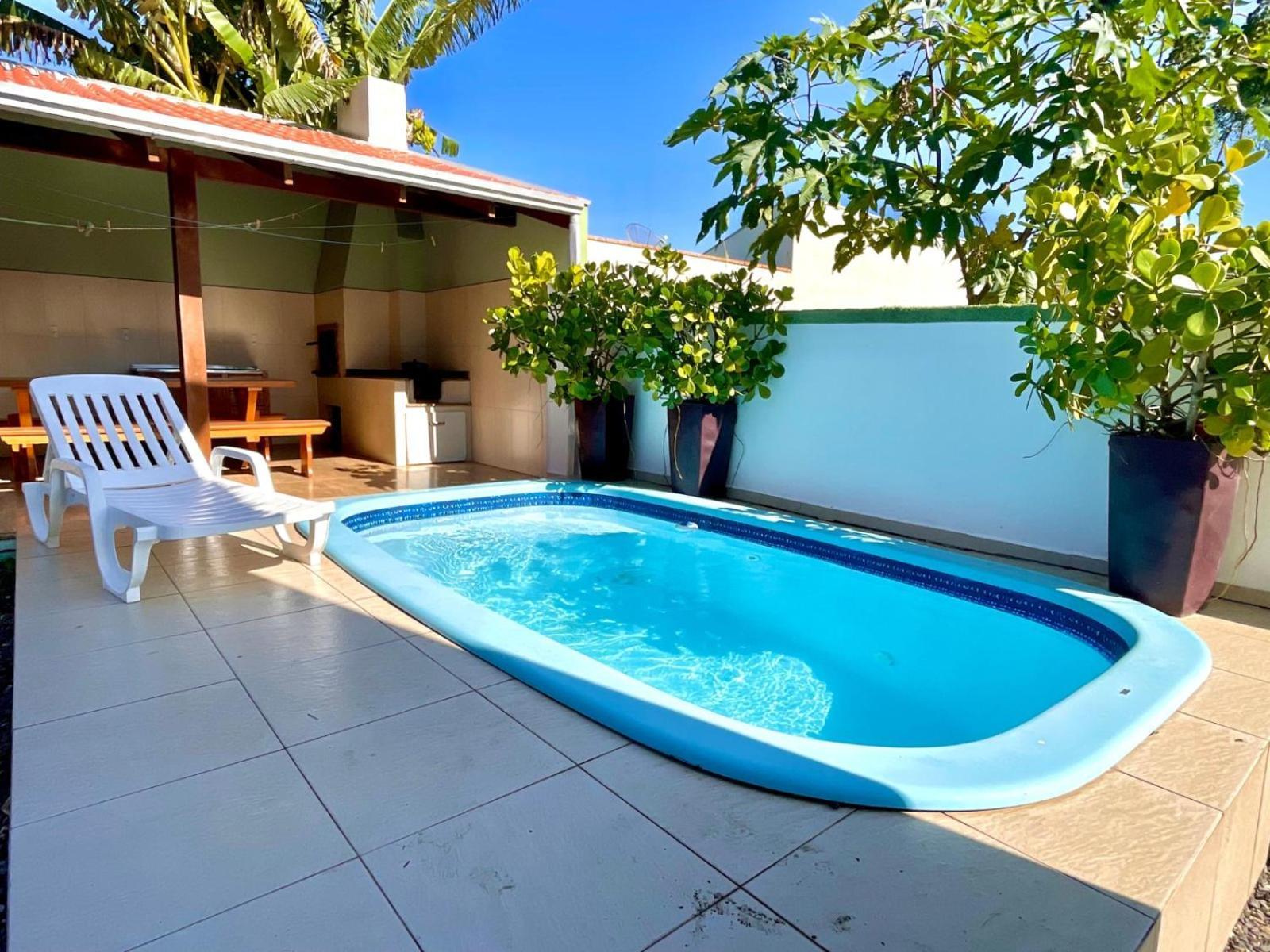 Sobrado Com Piscina Em Mariscal Bombinhas Rutilio N 350 Villa Bagian luar foto