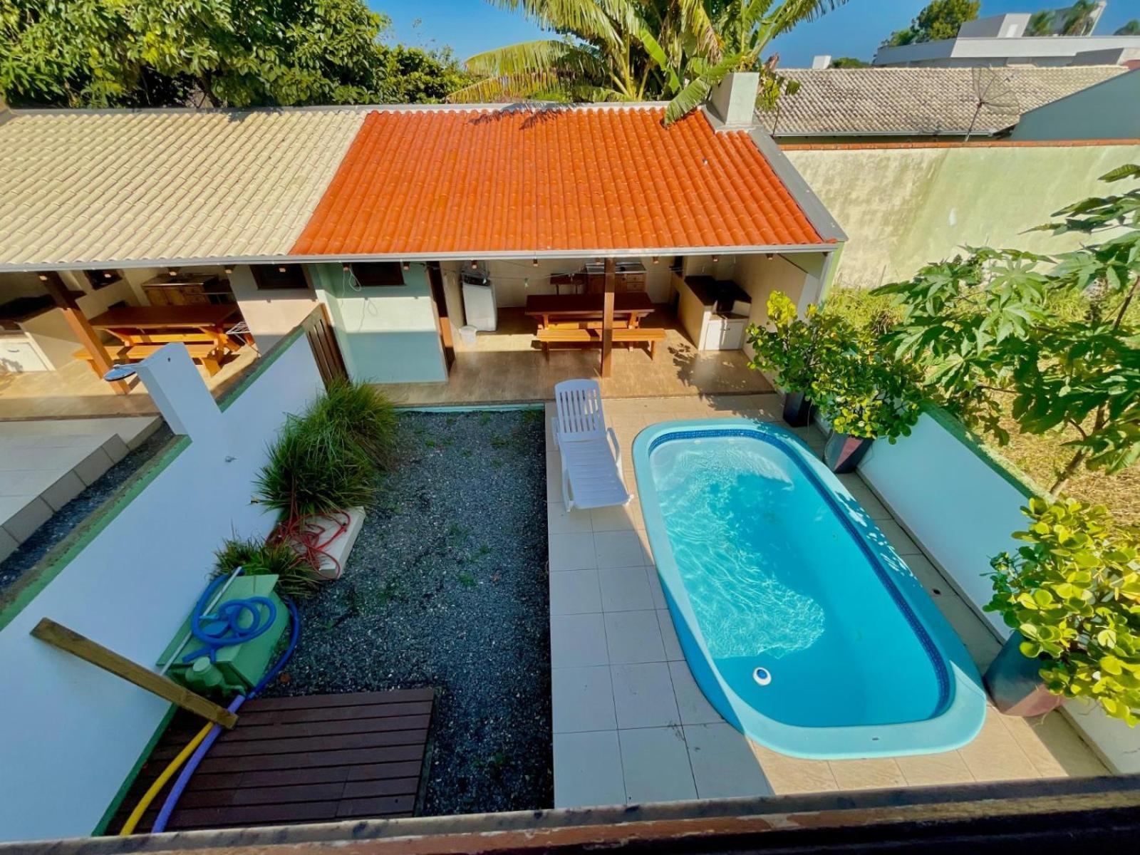 Sobrado Com Piscina Em Mariscal Bombinhas Rutilio N 350 Villa Bagian luar foto